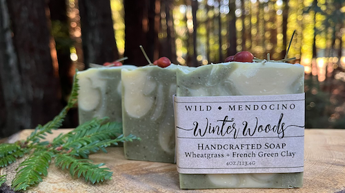 Wild Mendocino Winter Woods Soap
